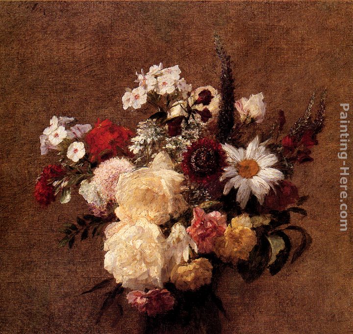 Bouquet de Fleurs painting - Victoria Dubourg Fantin-Latour Bouquet de Fleurs art painting